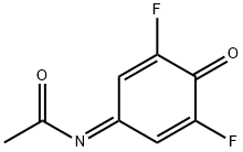 Acetamide,  N-(3,5-difluoro-4-oxo-2,5-cyclohexadien-1-ylidene)- Structure