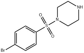 4-(4-BROMOBENZENESULFONYL)PIPERAZINE 化学構造式
