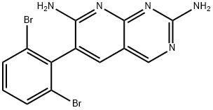 6-(2,6-二溴苯基)吡啶并[2,3-D]嘧啶-2,7-二胺 结构式