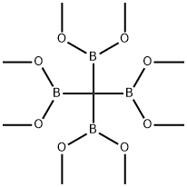 Tetrakis(dimethoxyboryl)methane 结构式