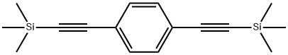 1,4-ビス[(トリメチルシリル)エチニル]ベンゼン 化学構造式