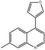 3-(7-METHYL-QUINOLINE-4-YL)-FURAN,179380-96-2,结构式