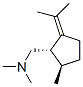 [1S,5R,(+)]-2-イソプロピリデン-N,N,5-トリメチルシクロペンタンメタンアミン 化学構造式