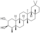 フリーデラン-2α,3β-ジオール 化学構造式