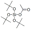 acetoxytri-tert-butoxysilane Structure