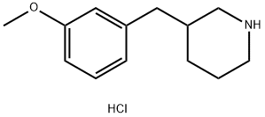 3-(3-METHOXY-BENZYL)-PIPERIDINE HYDROCHLORIDE Structure