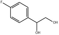 1,2-ETHANEDIOL, 1-(P-FLUOROPHENYL)- Structure