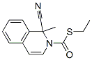 1-Cyano-1-methyl-2(1H)-isoquinolinecarbothioic acid S-ethyl ester 结构式