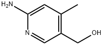 3-Pyridinemethanol,6-amino-4-methyl-(9CI) Struktur