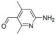 3-Pyridinecarboxaldehyde, 6-amino-2,4-dimethyl- (9CI) 化学構造式