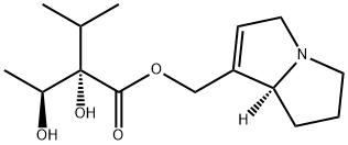 (2S,3S)-2,3-Dihydroxy-2-isopropylbutanoic acid [(5S)-1-azabicyclo[3.3.0]oct-3-en-4-yl]methyl ester, 17958-43-9, 结构式