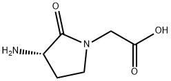 1-Pyrrolidineaceticacid,3-amino-2-oxo-,(3S)-(9CI) 结构式