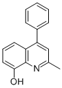 2-METHYL-4-PHENYL-8-QUINOLINOL 化学構造式