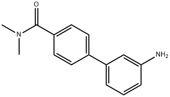 4-(3-AMinophenyl)-N,N-diMethylbenzaMide 结构式