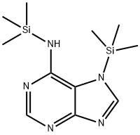 6-(Trimethylsilylamino)-7-(trimethylsilyl)-7H-purine,17963-53-0,结构式