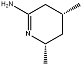 2-Pyridinamine,3,4,5,6-tetrahydro-4,6-dimethyl-,cis-(9CI) 化学構造式