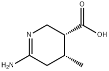 3-Pyridinecarboxylicacid,6-amino-2,3,4,5-tetrahydro-4-methyl-,cis-(9CI) Structure