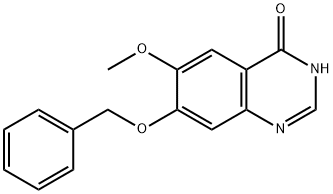 6-甲氧基-7-苄氧基喹唑啉-4-酮,179688-01-8,结构式