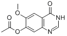 7-ACETOXY-6-METHOXY-3,4-DIHYDROQUINAZODIN-4-ONE Structure