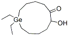 1,1-Diethyl-7-hydroxygermacycloundecan-6-one Structure