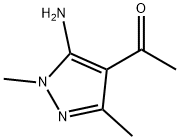 Ethanone, 1-(5-amino-1,3-dimethyl-1H-pyrazol-4-yl)- (9CI) Structure