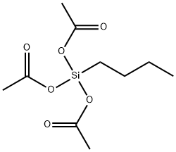 triacetoxybutylsilane  Struktur
