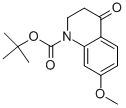 TERT-BUTYL 7-METHOXY-4-OXO-3,4-DIHYDROQUINOLINE-1(2H)-CARBOXYLATE Struktur