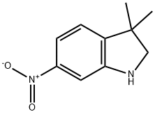 3,3-DIMETHYL-6-NITROINDOLINE Struktur