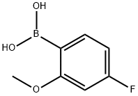 4-氟-2-甲氧基苯硼酸,179899-07-1,结构式