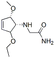 Acetamide, 2-[(2-ethoxy-5-methoxy-3-cyclopenten-1-yl)amino]-, (1alpha,2ba,5ba)- (9CI) Struktur