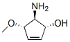 2-Cyclopenten-1-ol,5-amino-4-methoxy-,(1alpha,4alpha,5beta)-(9CI),179922-94-2,结构式
