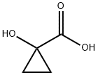 1-Hydroxy-1-cyclopropanecarboxylic acid Struktur