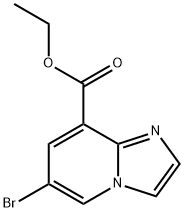 6-溴咪唑并(1,2-A)吡啶-8-甲酸乙酯,1799498-04-6,结构式