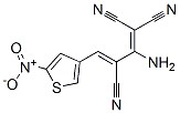 2-Amino-4-(5-nitro-3-thienyl)-1,3-butadiene-1,1,3-tricarbonitrile Struktur