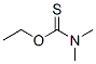 N,N-ジメチルチオカルバミド酸O-エチル 化学構造式