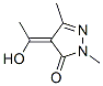 3H-Pyrazol-3-one, 2,4-dihydro-4-(1-hydroxyethylidene)-2,5-dimethyl-, (4Z)-|