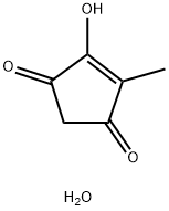 4-HYDROXY-5-METHYL-4-CYCLOPENTENE-1 3- 化学構造式