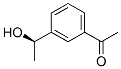 Ethanone, 1-[3-(1-hydroxyethyl)phenyl]-, (R)- (9CI) 化学構造式