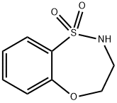 3,4-Dihydro-2H-benzo[b][1,4,5]oxathiazepine 1,1-dioxide Struktur