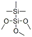 1,1,1-トリメトキシ-2,2,2-トリメチルジシラン 化学構造式