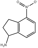 4-NITRO-2,3-DIHYDRO-1H-INDEN-1-AMINE 化学構造式