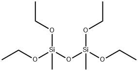 1,1,3,3-四乙氧基-1,3-二甲基二硅氧烷,18001-60-0,结构式