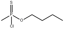 メチルホスホノクロリドチオ酸O-ブチル 化学構造式