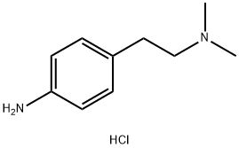 4-(2-二甲基氨基乙基)-苯胺盐酸盐, 180080-29-9, 结构式