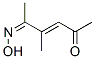 3-Hexene-2,5-dione, 3-methyl-, 2-oxime (9CI) Structure