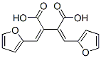 1,4-Di(2-furyl)-1,3-butadiene-2,3-dicarboxylic acid,18014-90-9,结构式