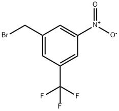 1-(BROMOMETHYL)-3-NITRO-5-(TRIFLUOROMETHYL)BENZENE Structure