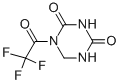 1,3,5-Triazine-2,4(1H,3H)-dione, dihydro-1-(trifluoroacetyl)- (9CI) Struktur