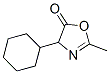 5(4H)-Oxazolone,  4-cyclohexyl-2-methyl- Struktur