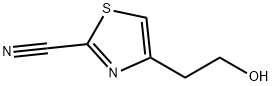2-Thiazolecarbonitrile,  4-(2-hydroxyethyl)- Struktur